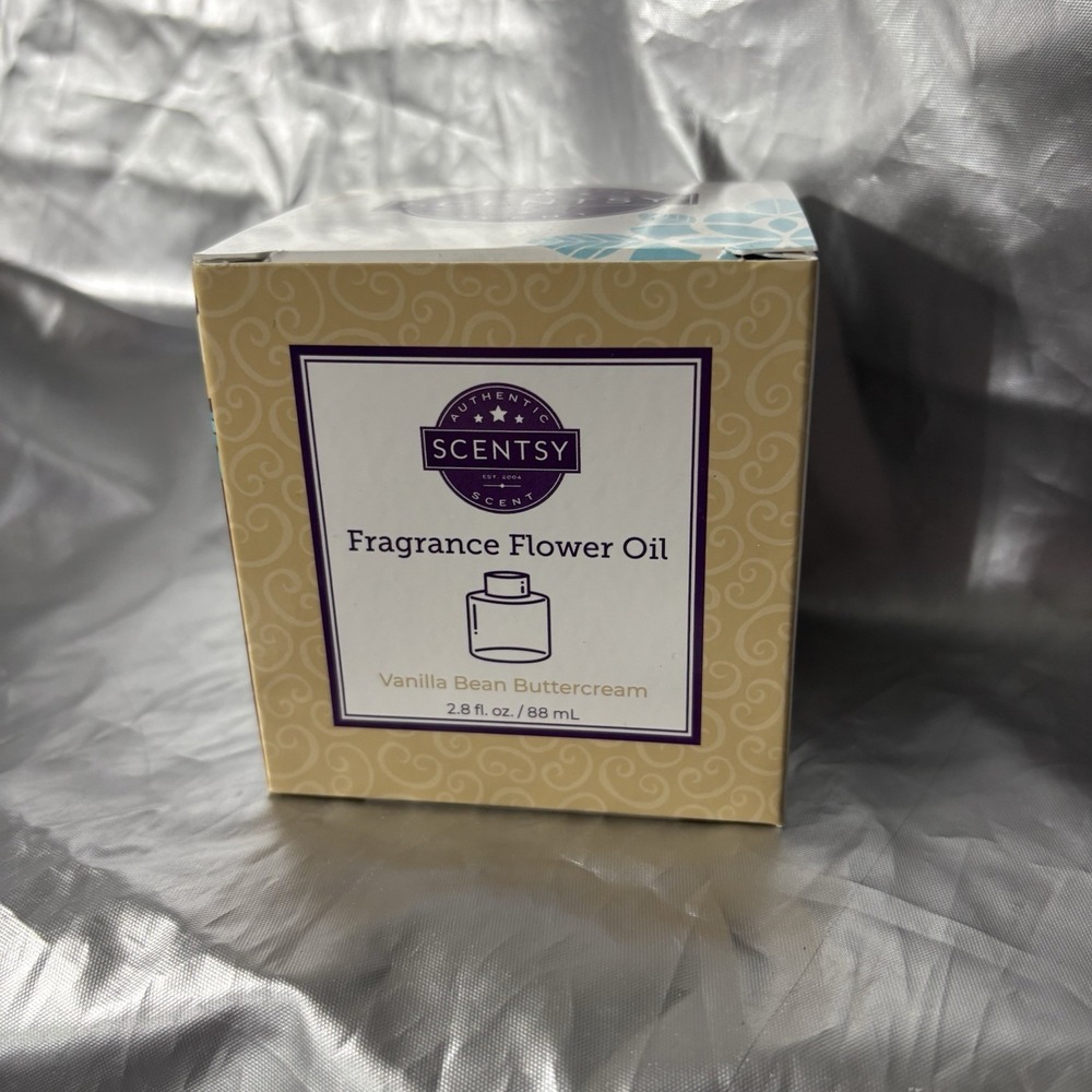 NEW Scentsy Fragrance Flower Oil Vanilla Bean Buttercream